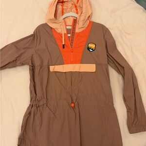 Alpine Design Peach, Coral & Mauve Colorblock Pullover